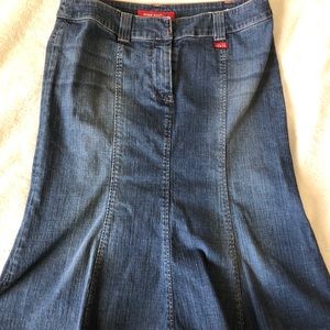 Miss Sixty Denim flare skirt
